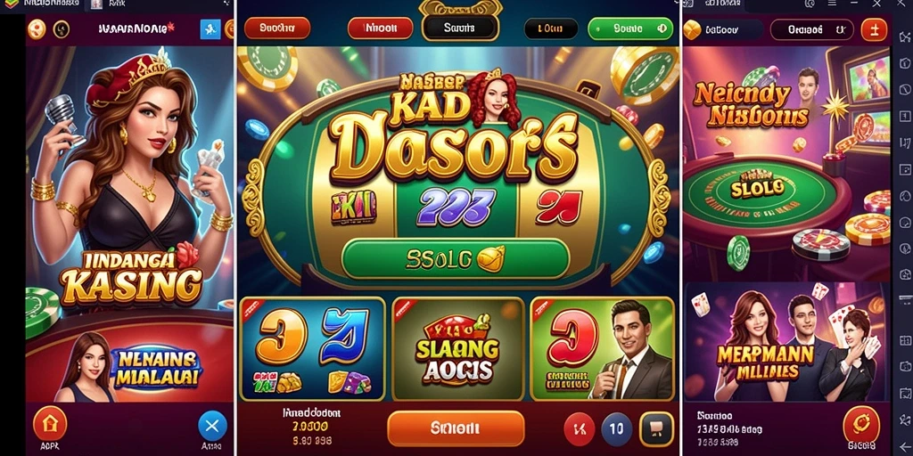 Tampilan utama aplikasi yang menarik.