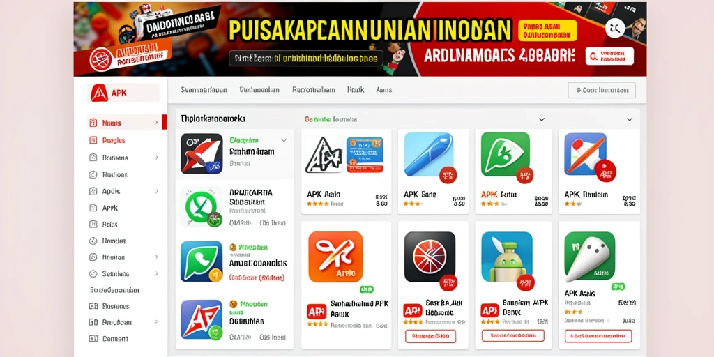 Tampilan menu utama yang intuitif dan menarik.