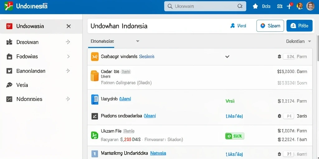 Tampilan antarmuka yang user-friendly.