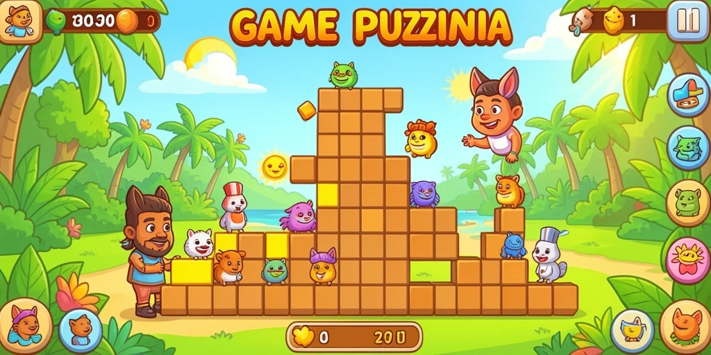 Tangkapan layar menampilkan aksi seru dalam game.