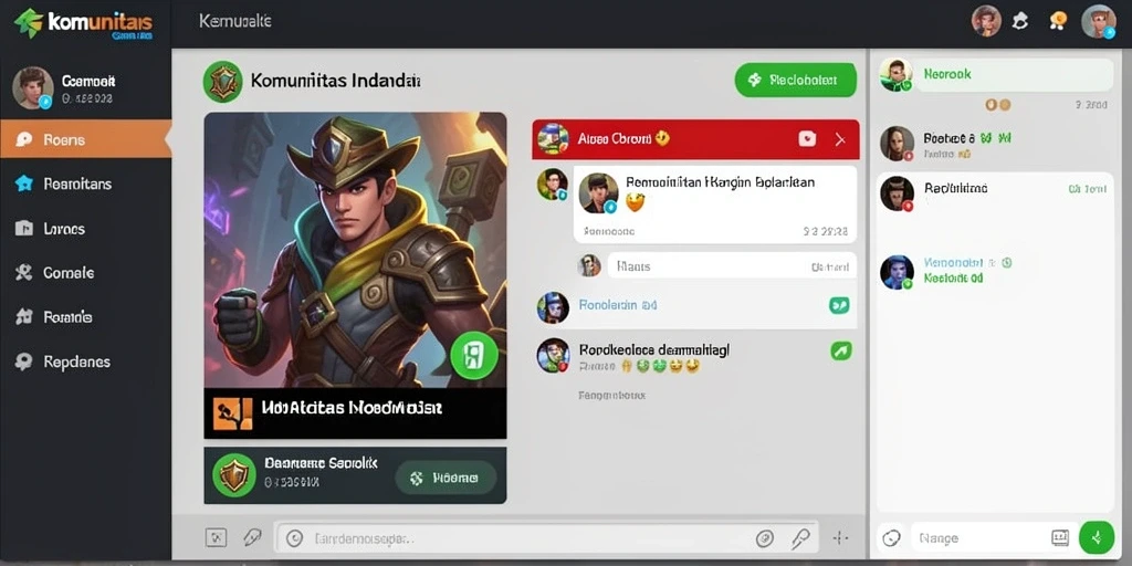 Screenshot menunjukkan tampilan antarmuka permainan yang menarik.