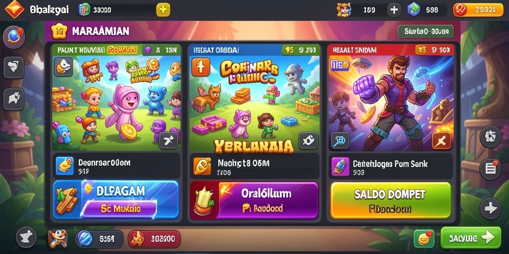 Screenshot menunjukkan grafis menakjubkan dalam permainan.