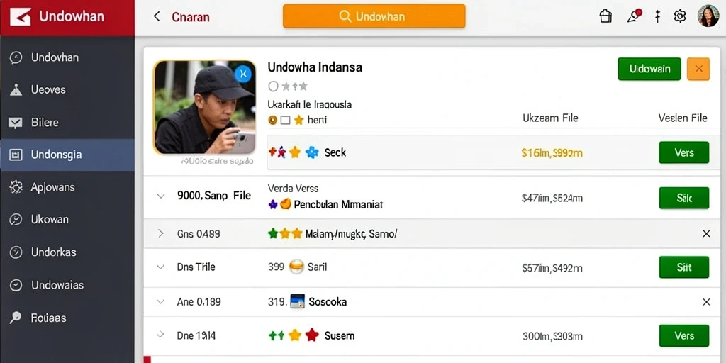 Tampilan antarmuka yang bersih dan mudah dipahami.