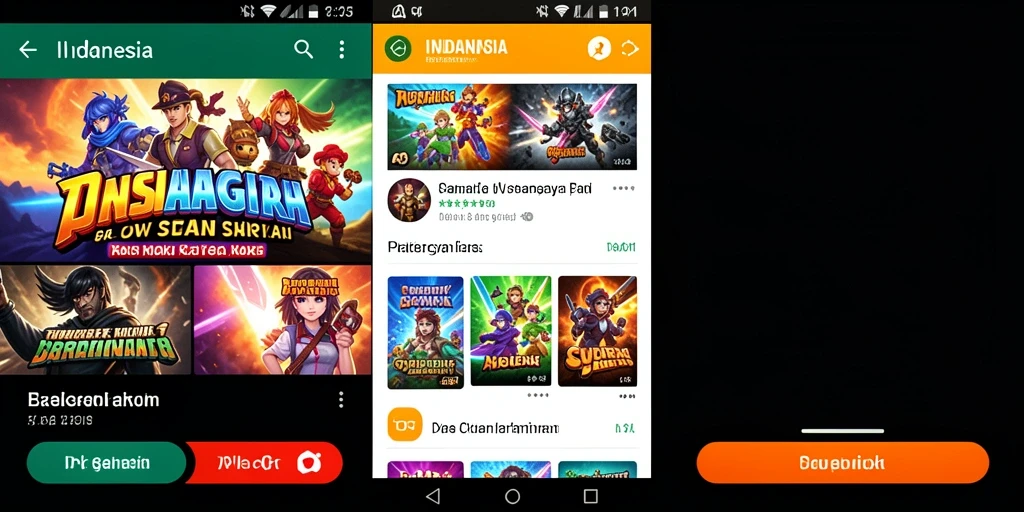 Tampilan antarmuka pengguna yang menarik dan modern.