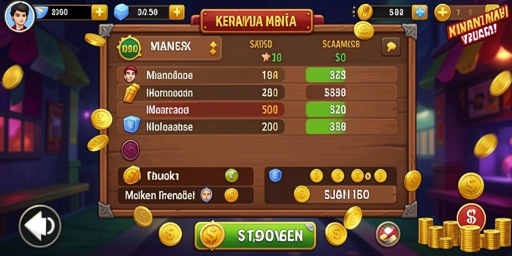 Screenshot menampilkan ladang yang subur dengan tanaman hijau.
