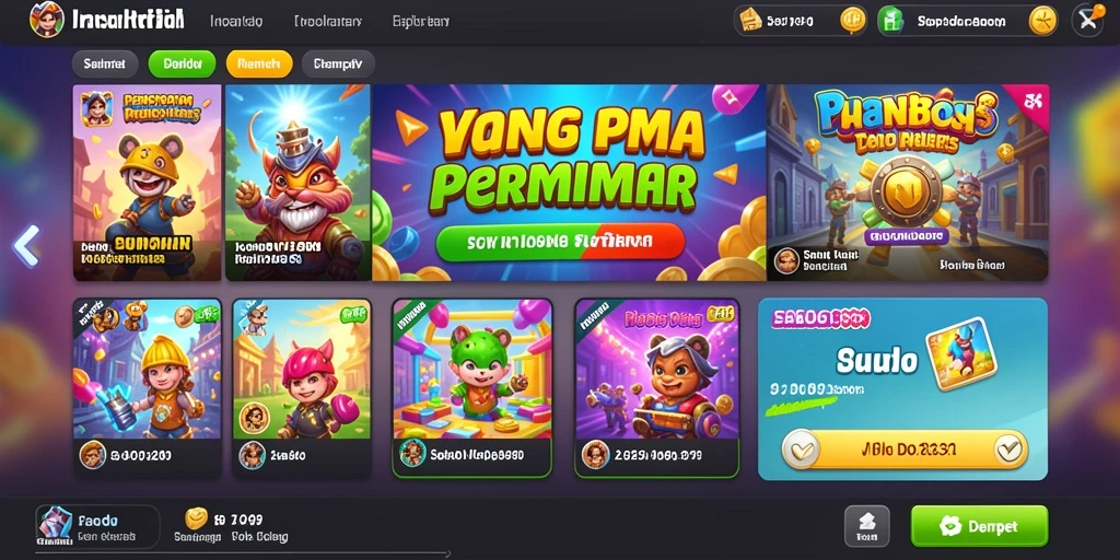 Tampilan awal yang menarik dan intuitif.